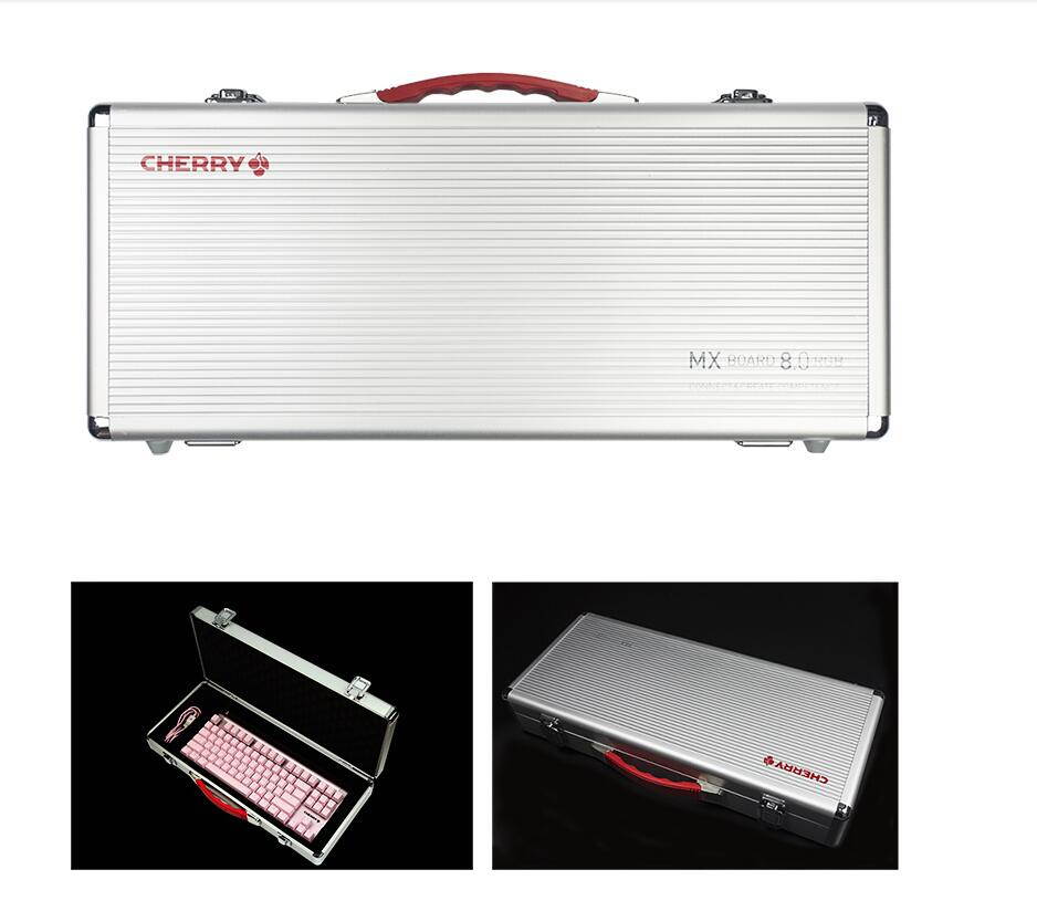 Cherry MX8.0 RGB TKL N-key Rollover Gaming Keyboard, Ergonomic Design, Pink USB  Wired Keyboard For Office And Game-Cherry MX Brown Switch