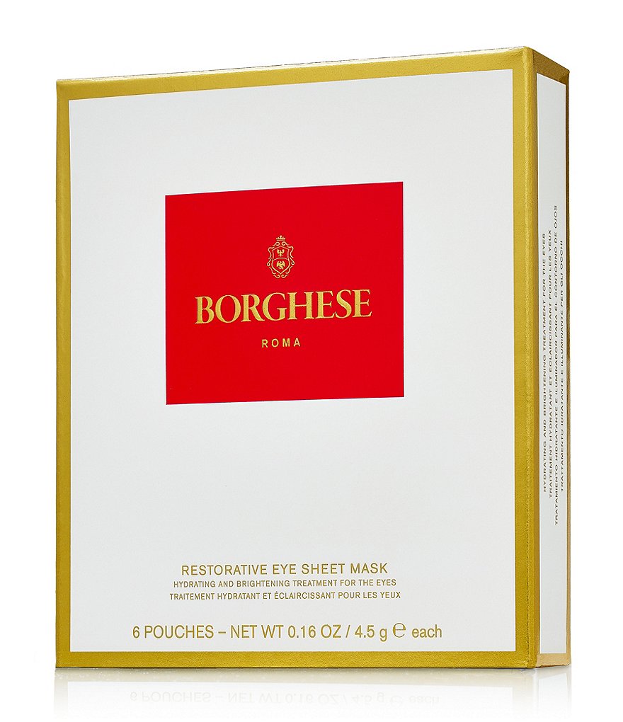 Borghese Restorative Eye Sheet Masks - 6 Pairs
