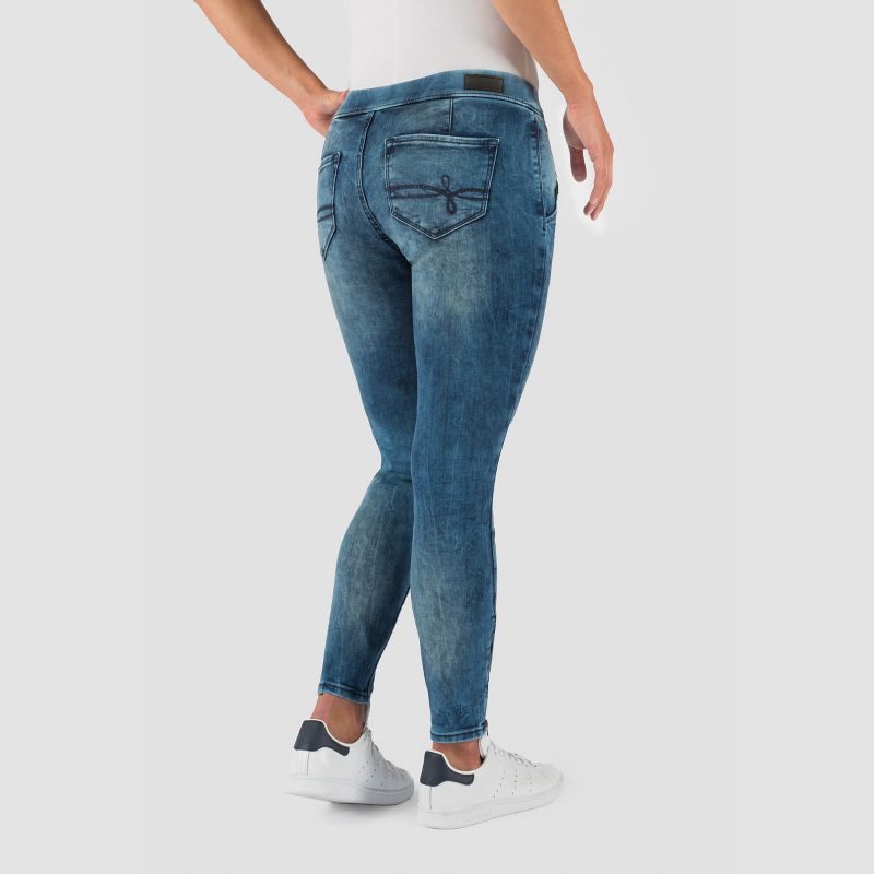 DENIZEN® from Levi's® Women's Low-Rise Moto Jogger Jeans - (Juniors') Blue 0
