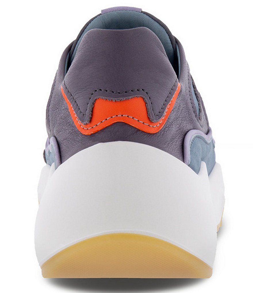 ECCO Chunky Leather And Suede Chunky Lace-Up Sneakers