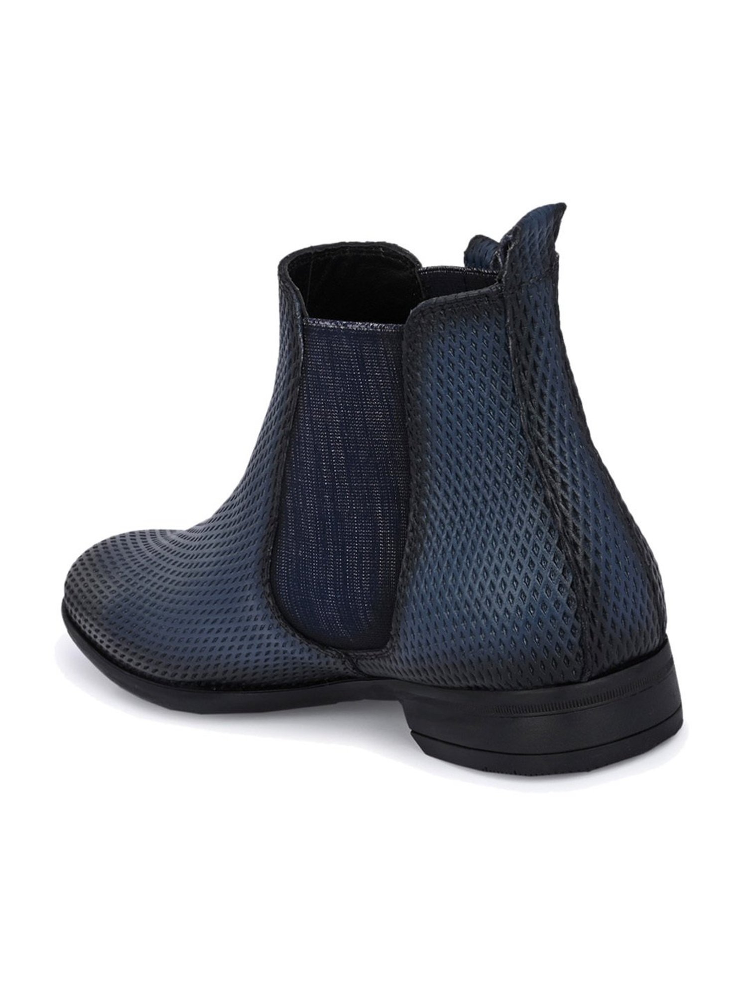 Hitz Men's Blue Chelsea Boots