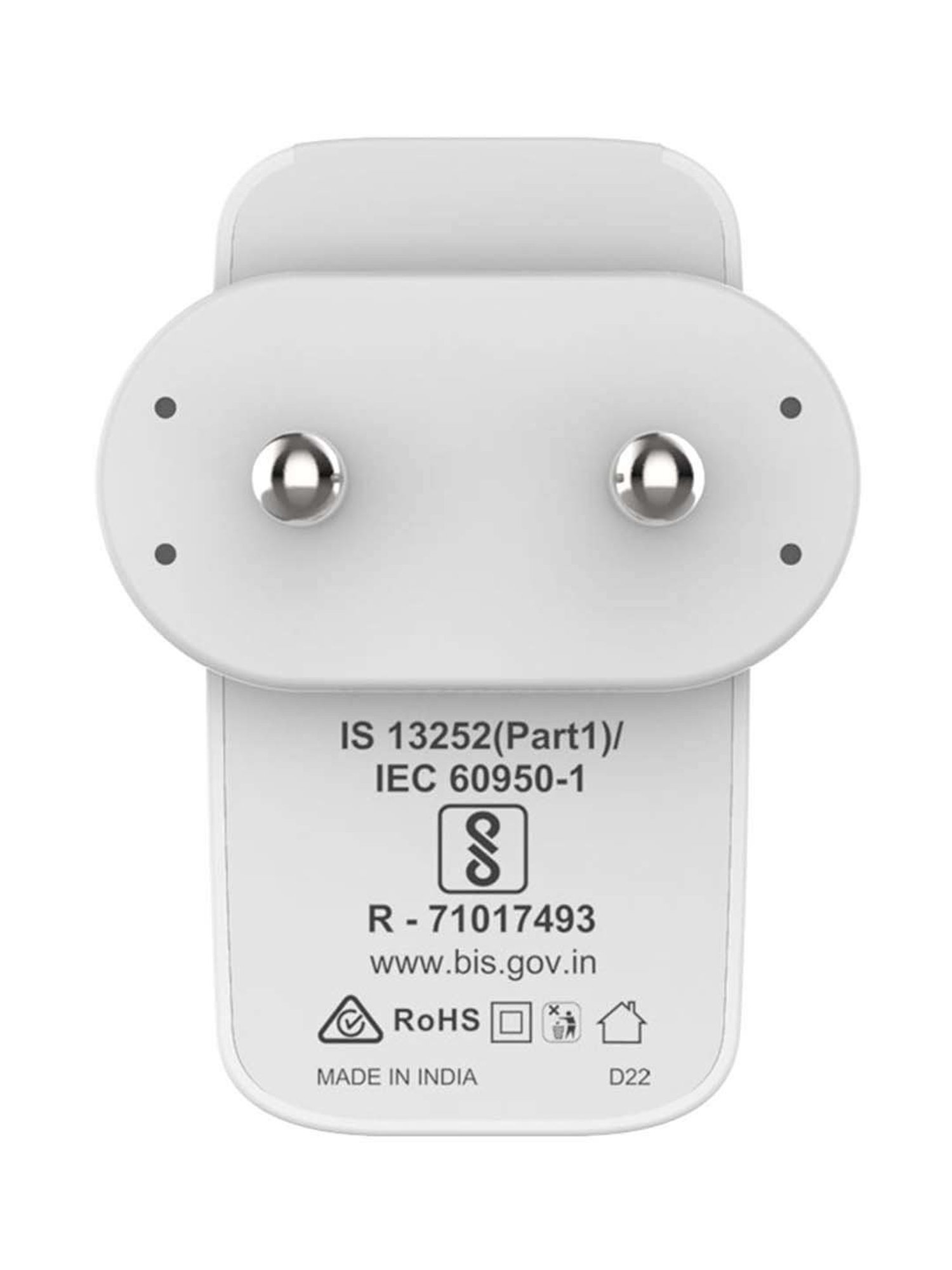 Stuffcool WCNEO45-WHT 45W Dual Type C Wall Charger (White)