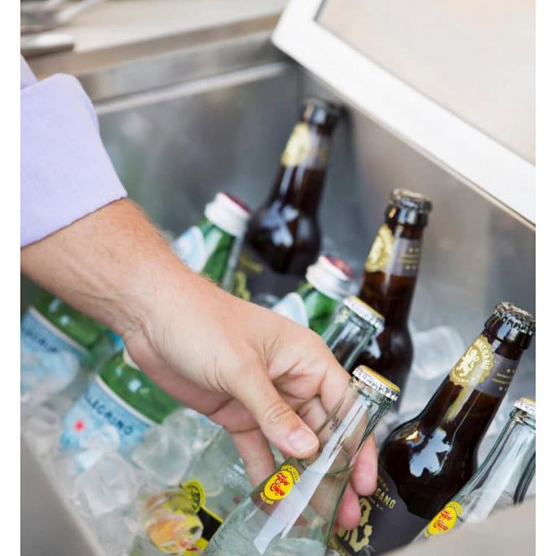 Coyote CDIC Outdoor Kitchen Drop In 2.1 Cu Ft Stainless Steel Insulated Cooler