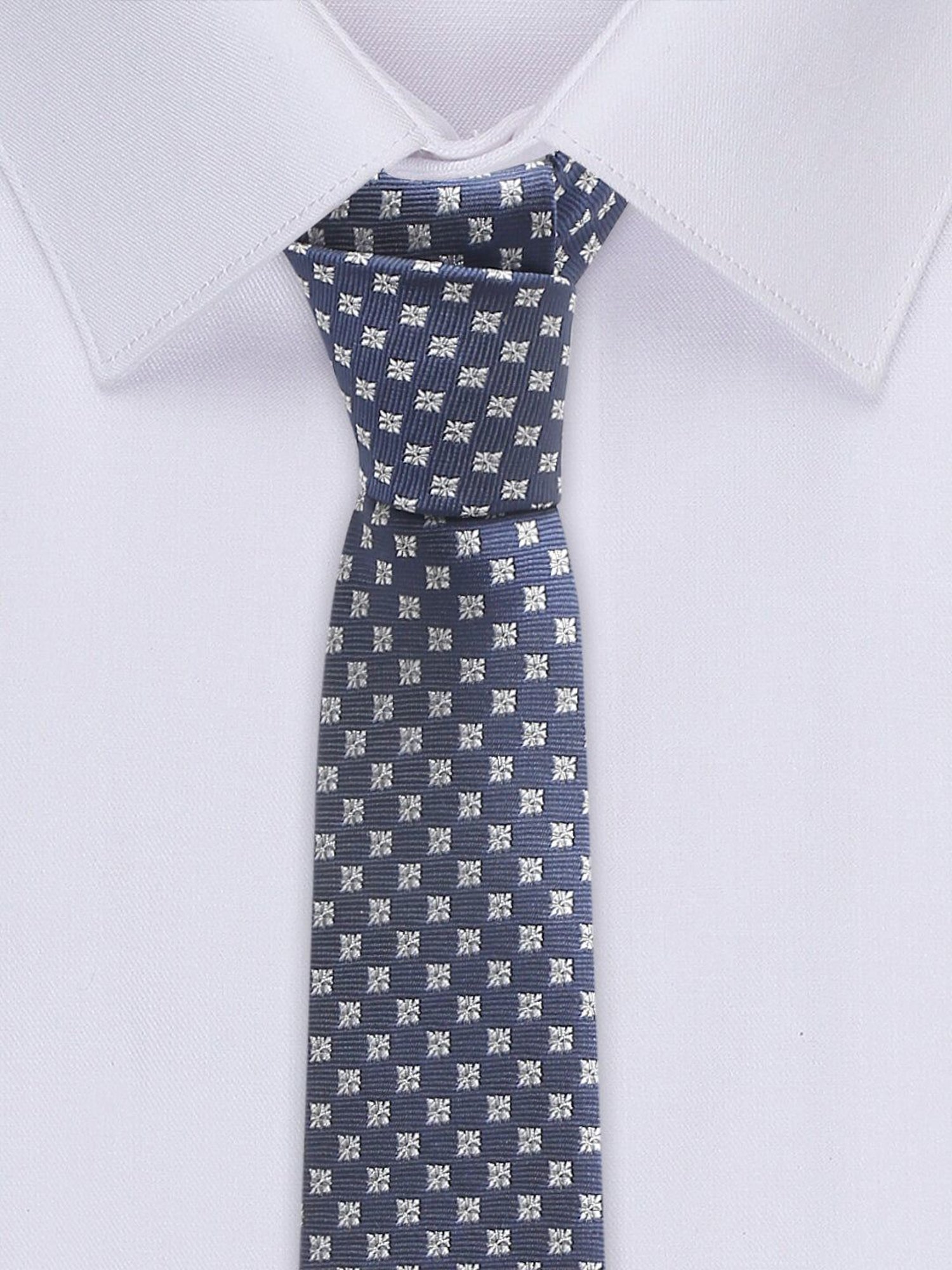 Louis Stitch Blue Embroidered Necktie Gift Set - Set of 5