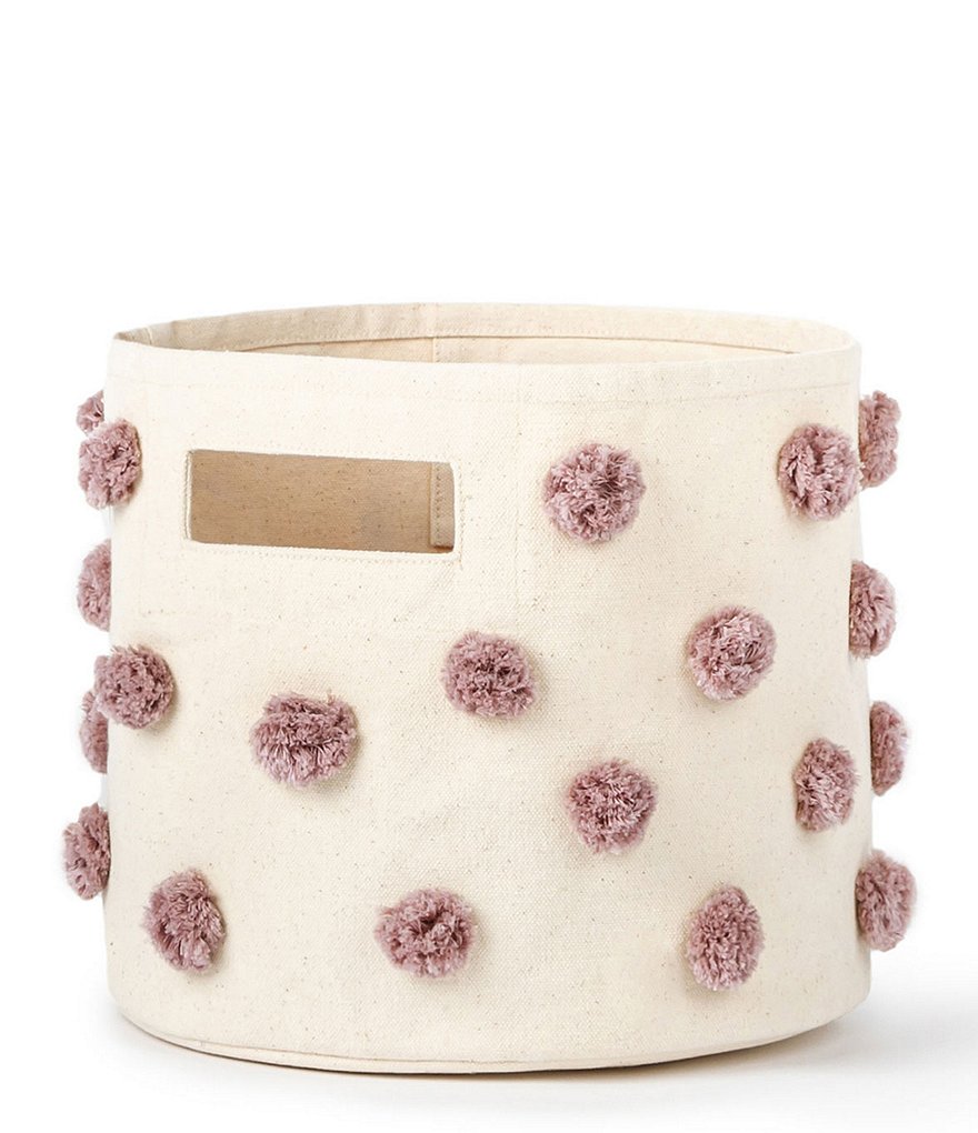 Edgehill Collection Hand-Woven Rattan Market Basket