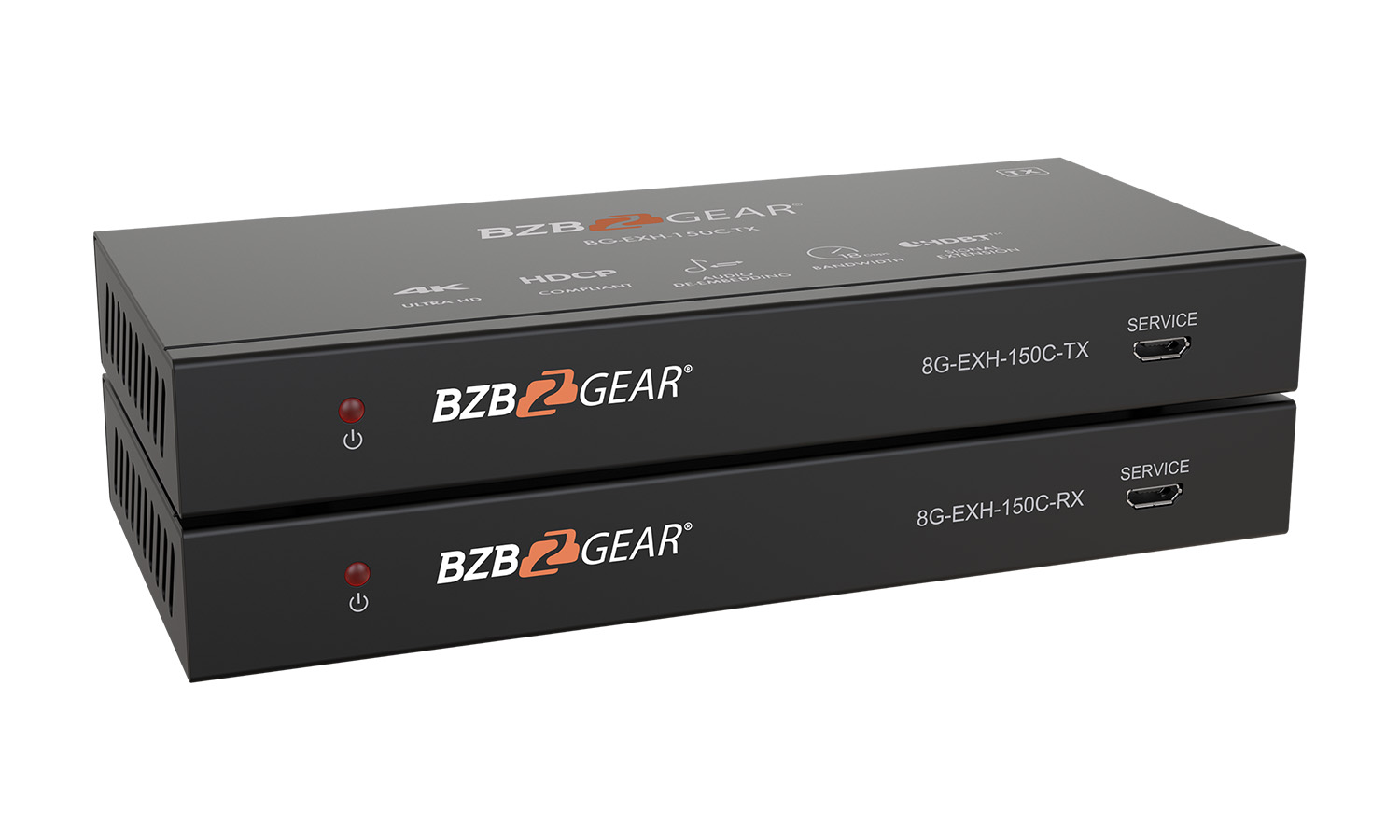 BZBGEAR 4K 18Gbps HDMI HDBaseT Extender with Bi-directional IR RS-232 and CEC up to 150M