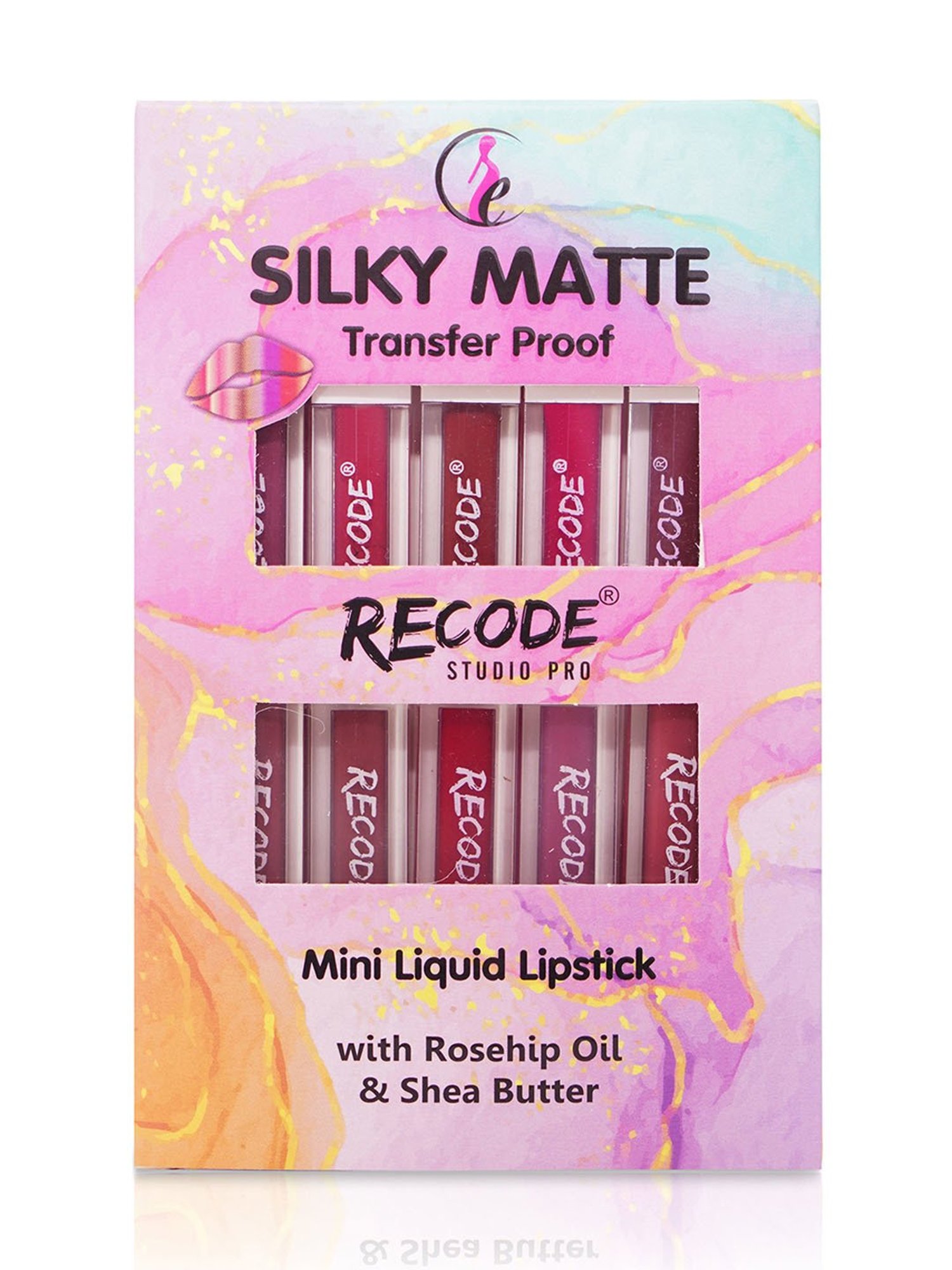 Recode Silky Matte Mini Liquid Lipstick - Pack of 10