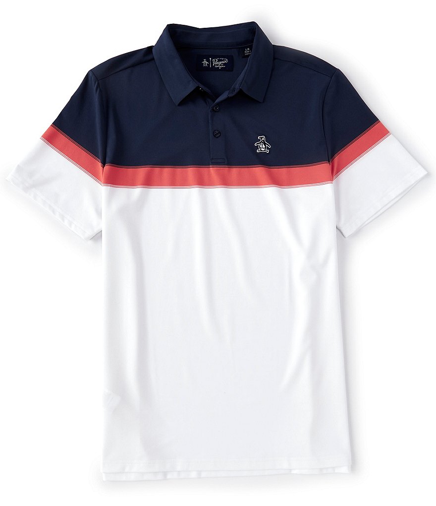 Original Penguin Golf Short-Sleeve Chest Pump Knit Polo Shirt