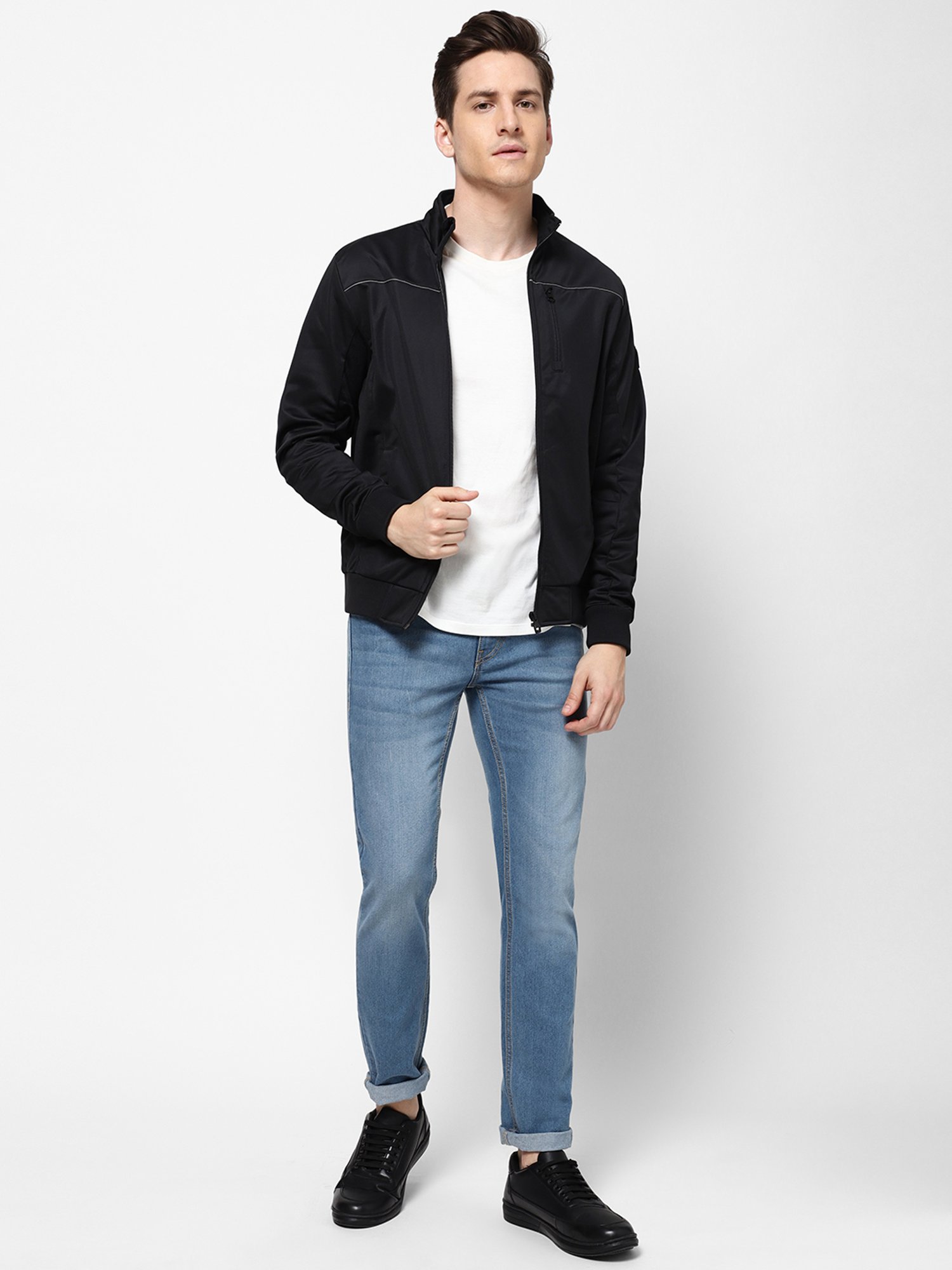 Wrangler Black Regular Fit Jacket