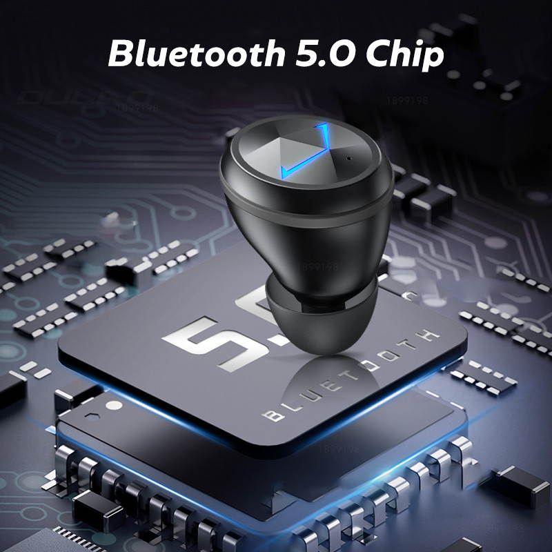 Wireless Bluetooth Earbuds, True Stereo Headphones in-Ear Buds Built-in Mic Headsets IPX5 Water Resistant Premium Sound Earphones with Charging Case for Deep Bass Sports Running