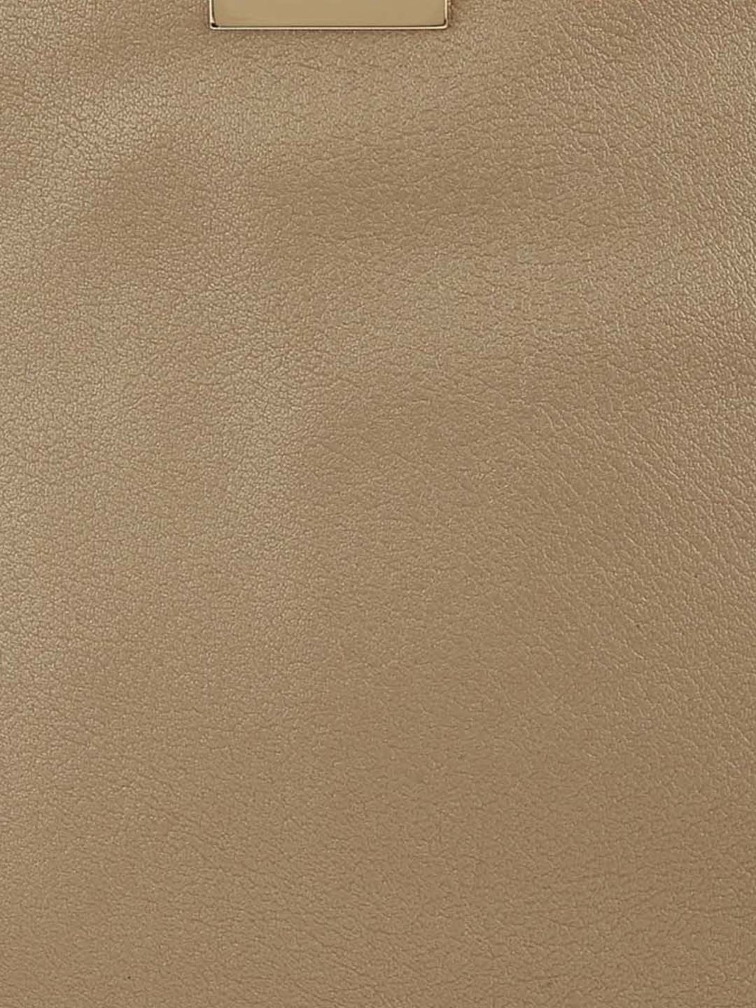 KLEIO Copper Solid Large Tote Handbag