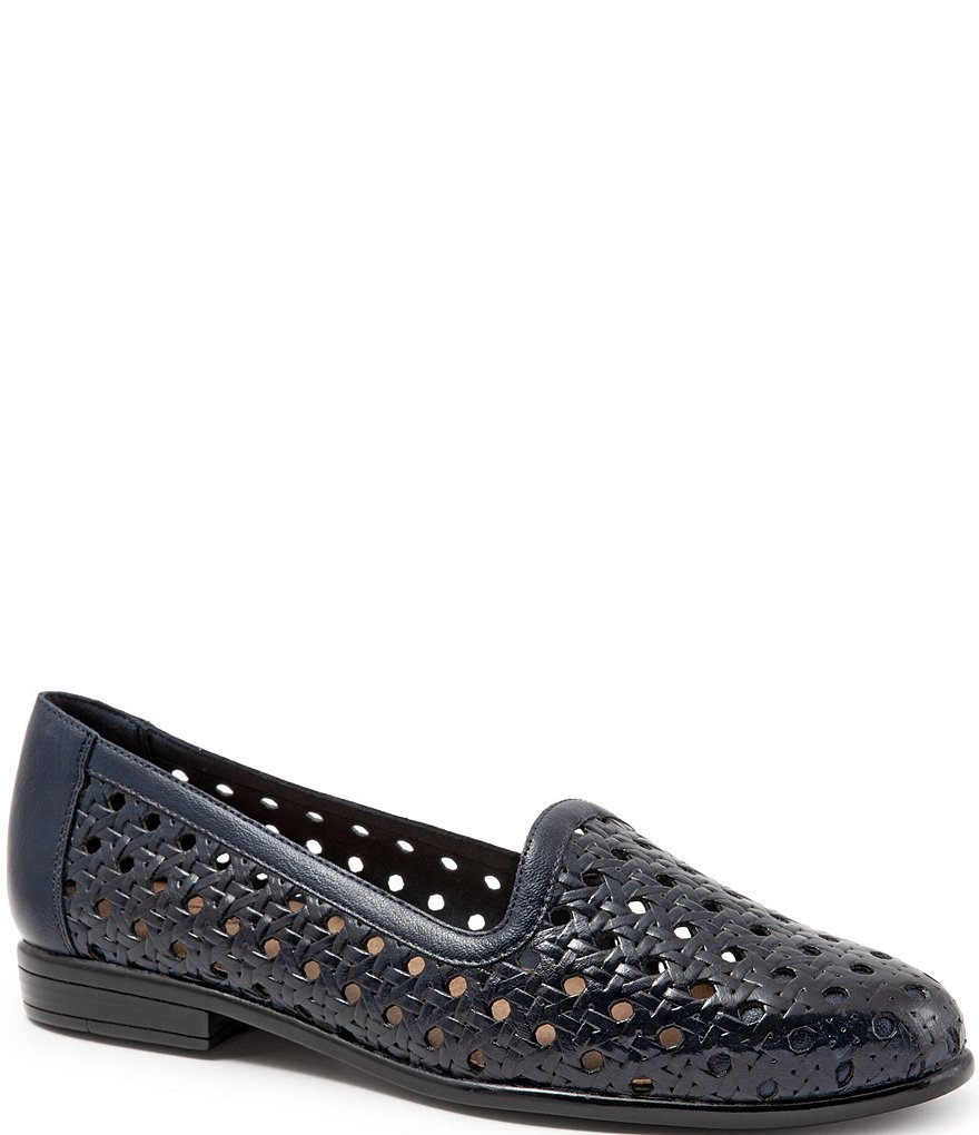 Trotters Liz Woven Leather Loafers