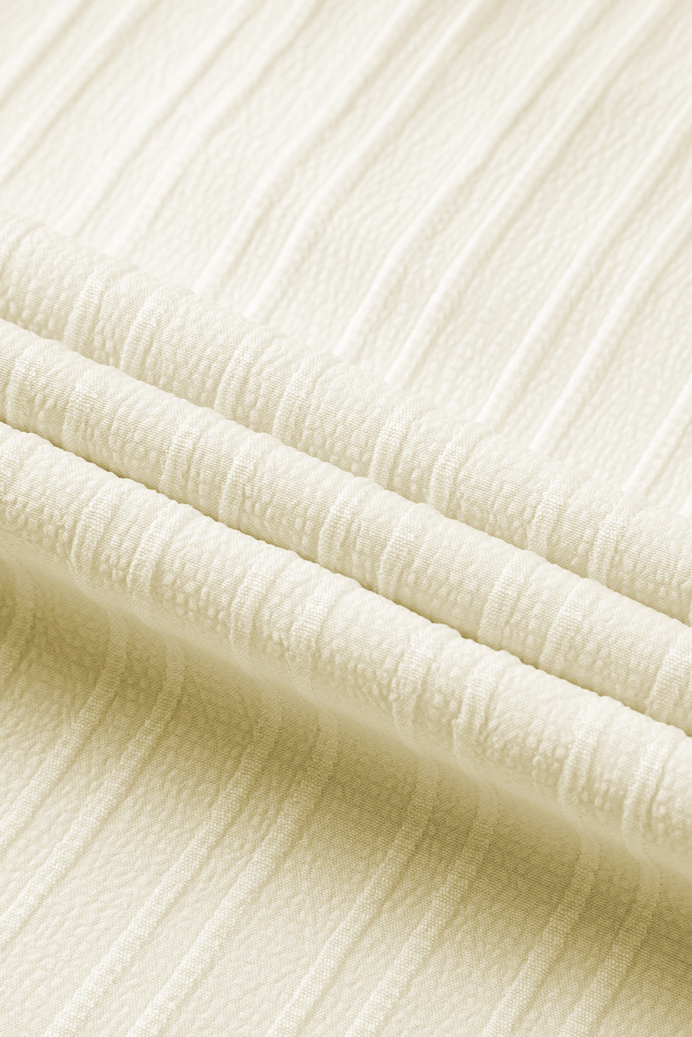 Beige Contrast Guipure Lace Petal Sleeve Plus Size Blouse