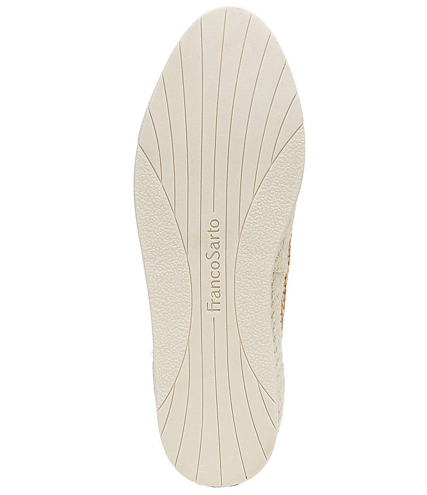 Franco Sarto Hyria Woven Lace-Up Platform Sneakers
