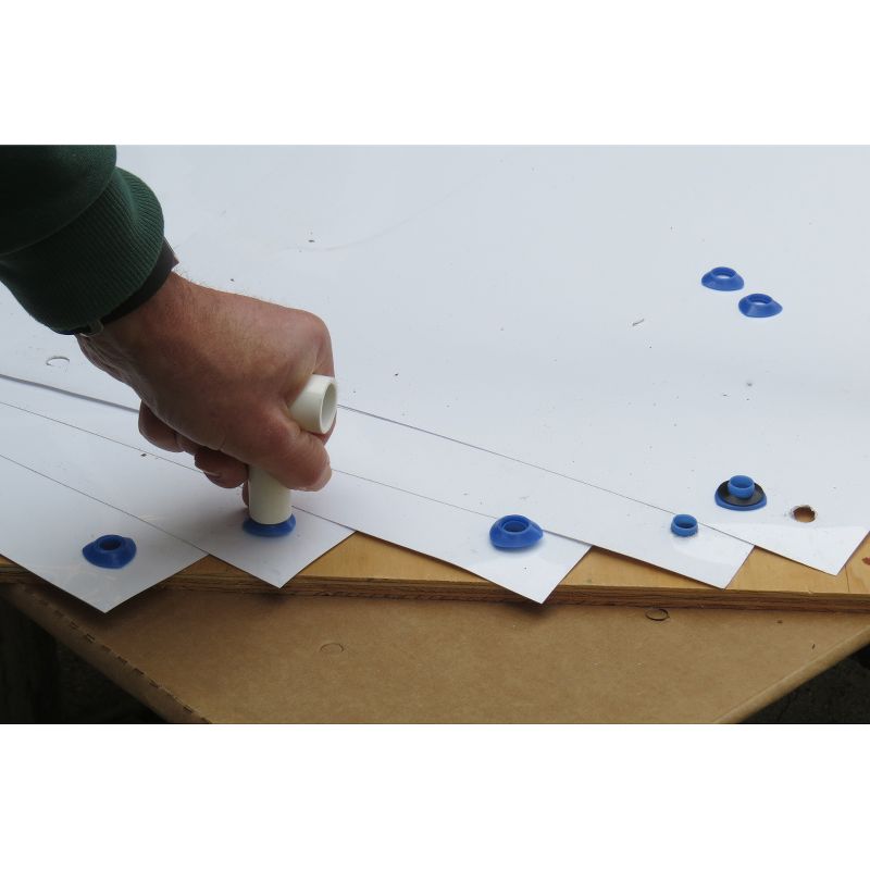 Coghlan's Snap-N-Tap Grommets (8 Count), for Canvas, Plastic, Tarps 1/2" Repair