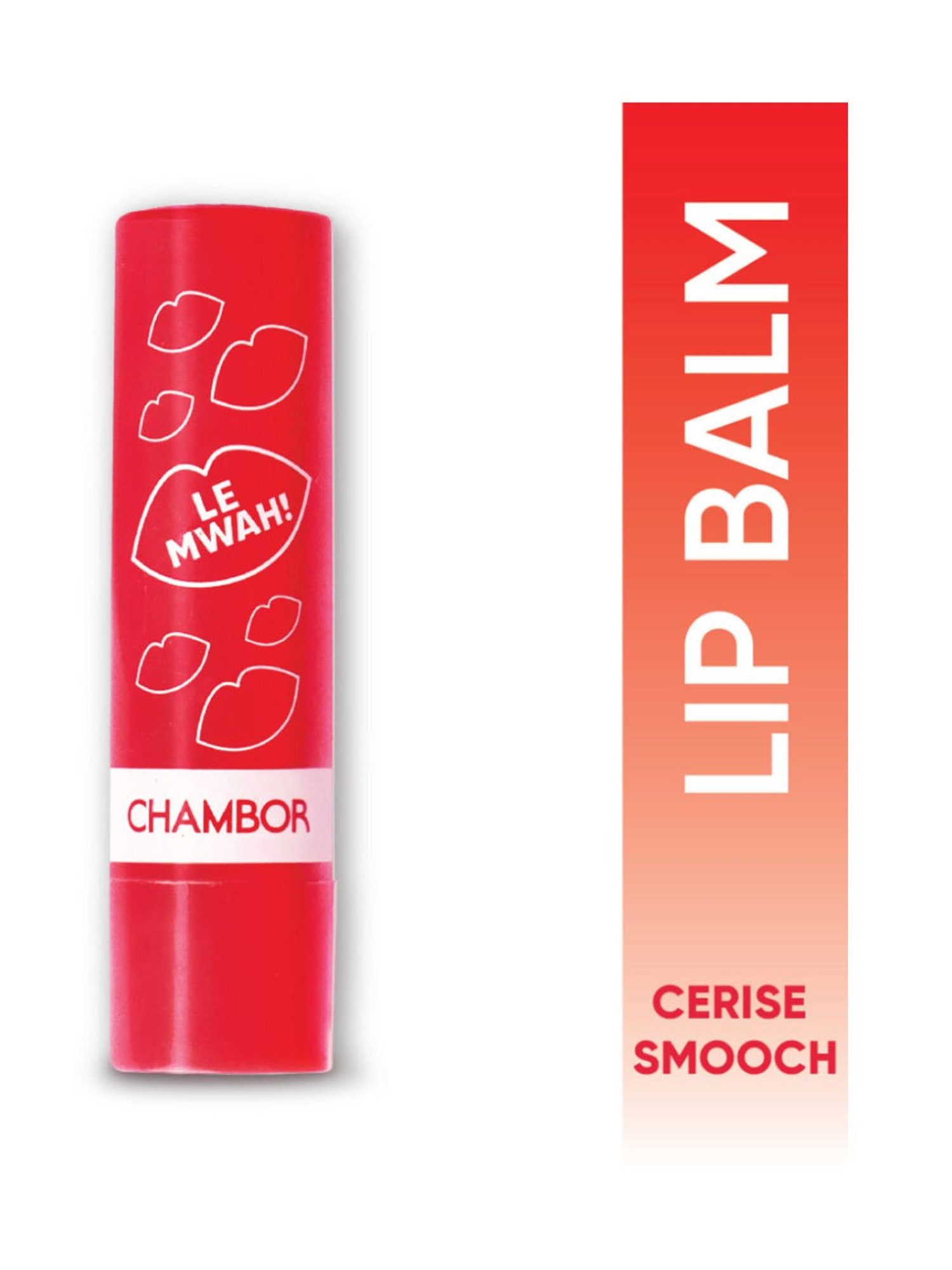 Chambor Le Mwah! Moisturising Tinted Lip Balm with Antioxidant & SPF22 Cerise Smooch - 4.5 gm