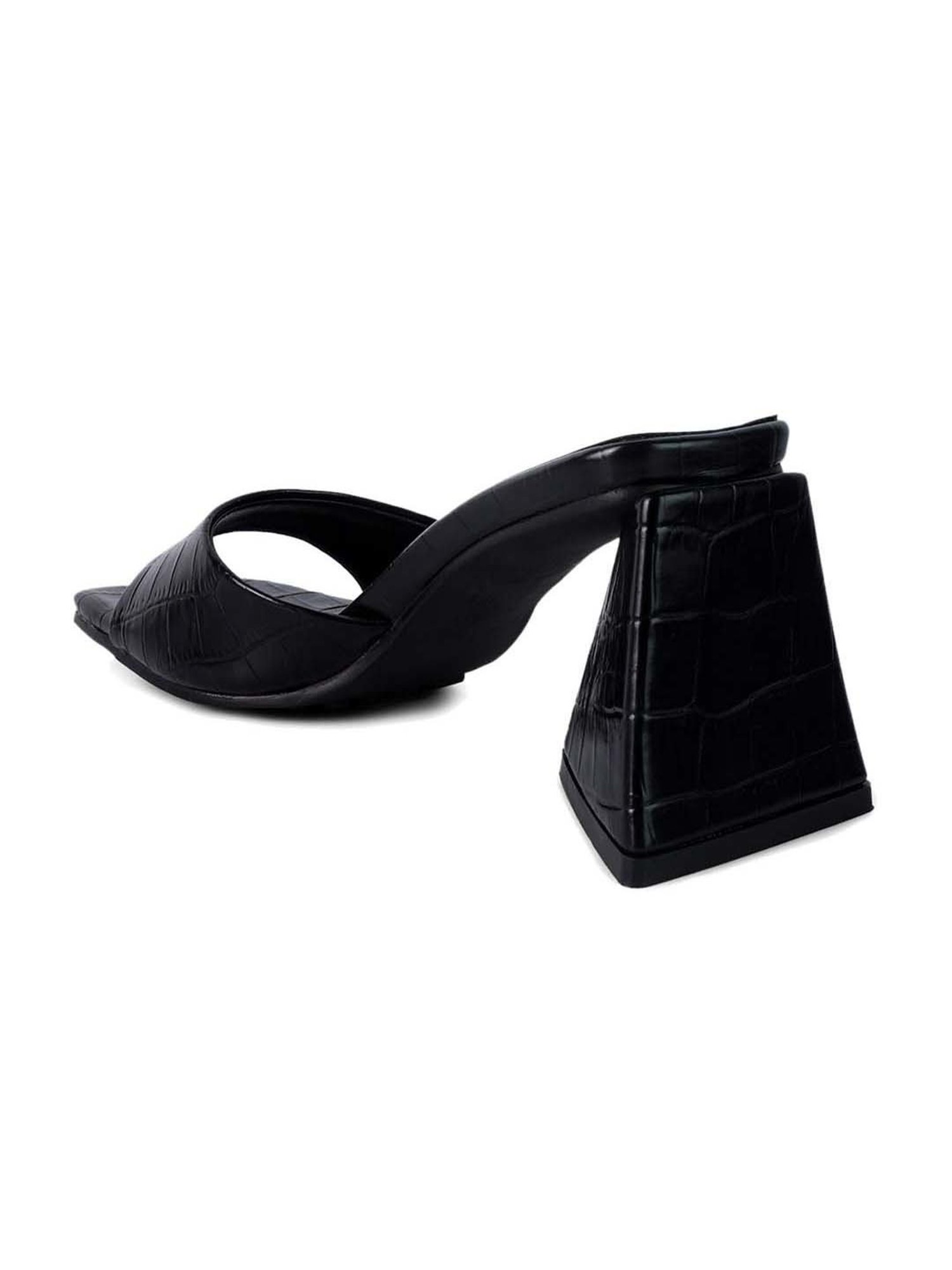 London Rag Women's Black Casual Sandals