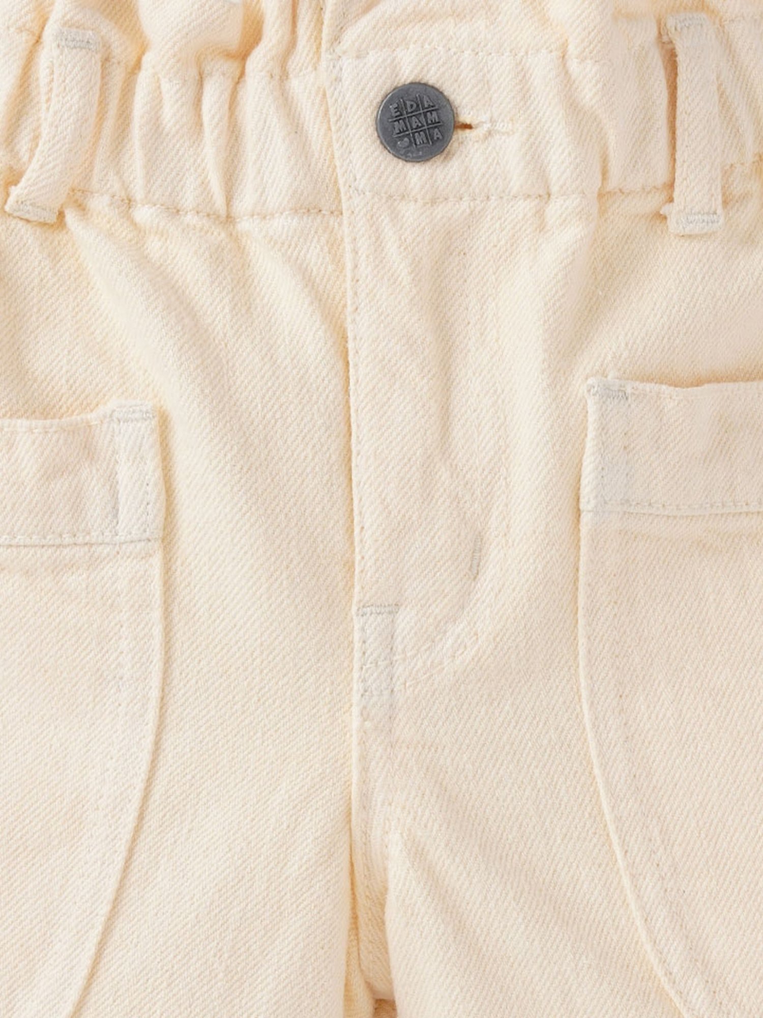 United Colors of Benetton Kids White Solid Shorts