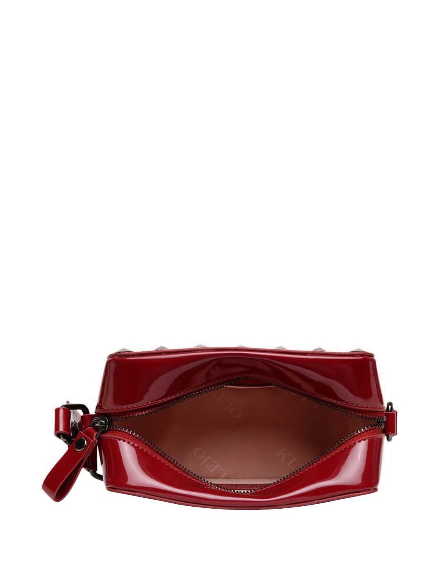 KLEIO Maroon Solid Small Sling Handbag