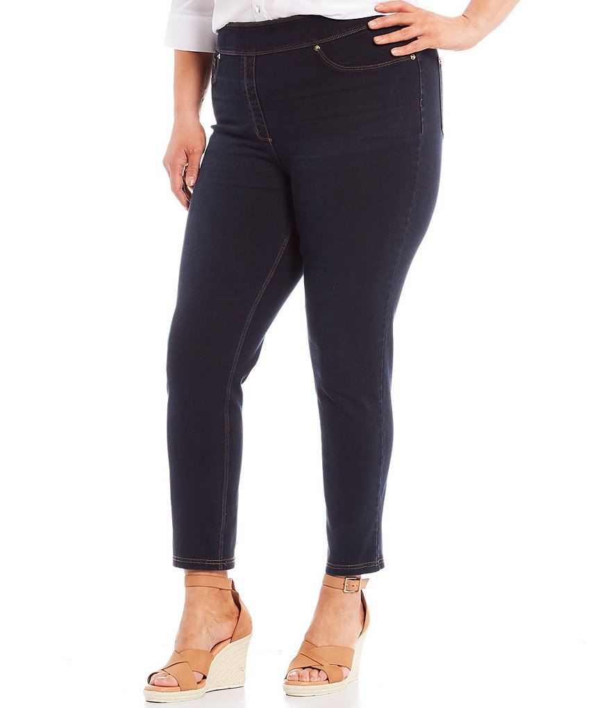 Westbound Plus Size the HIGH RISE fit Denim Skinny Cropped Pants