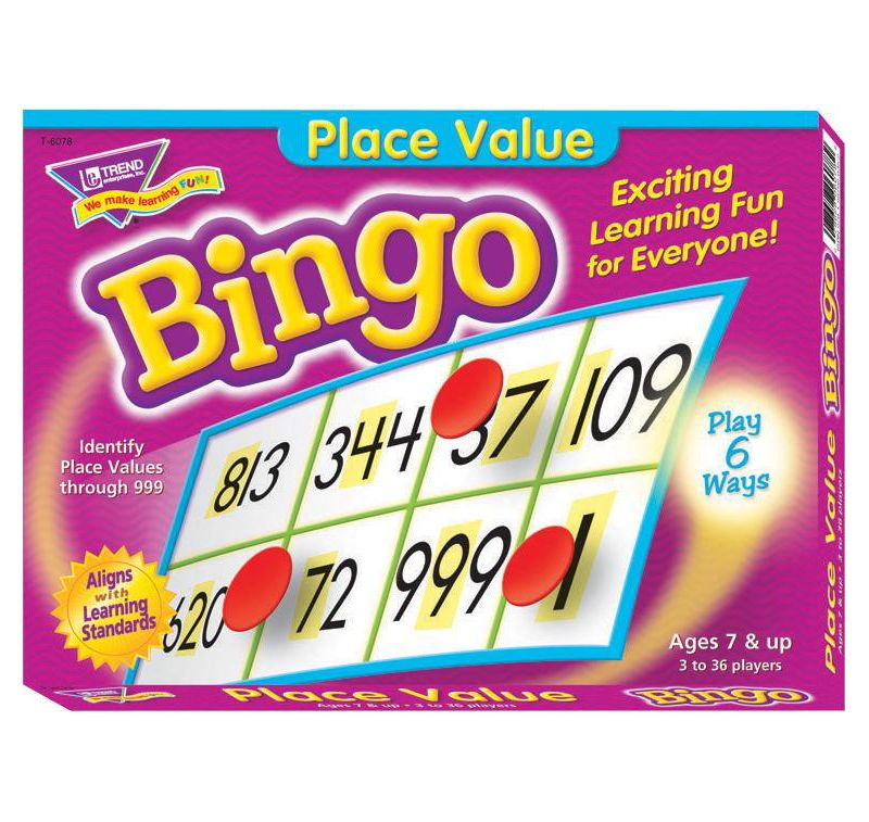 Trend Place Value Bingo Game