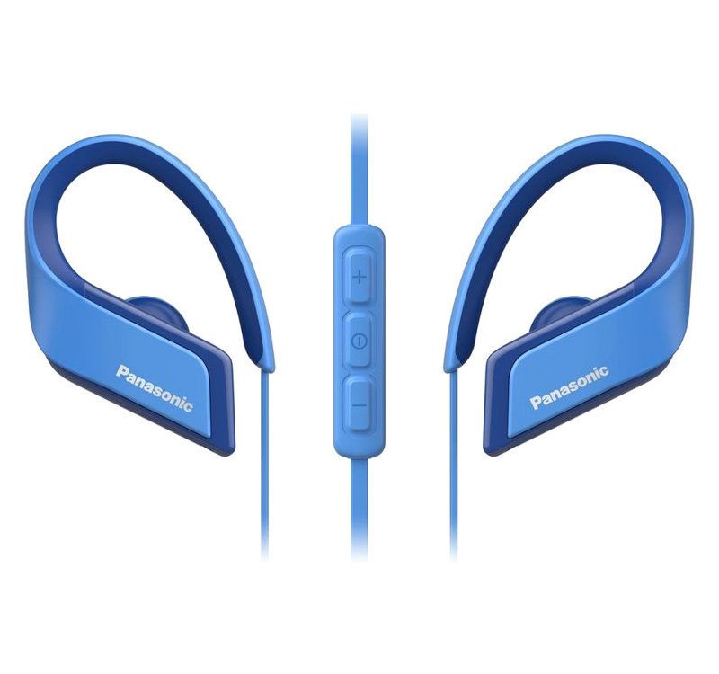 Panasonic Wings Ultra-Light Wireless Bluetooth Sport Earphones - Blue - RP-BTS35-A - Stereo - Wireless - Bluetooth - 32.8 ft