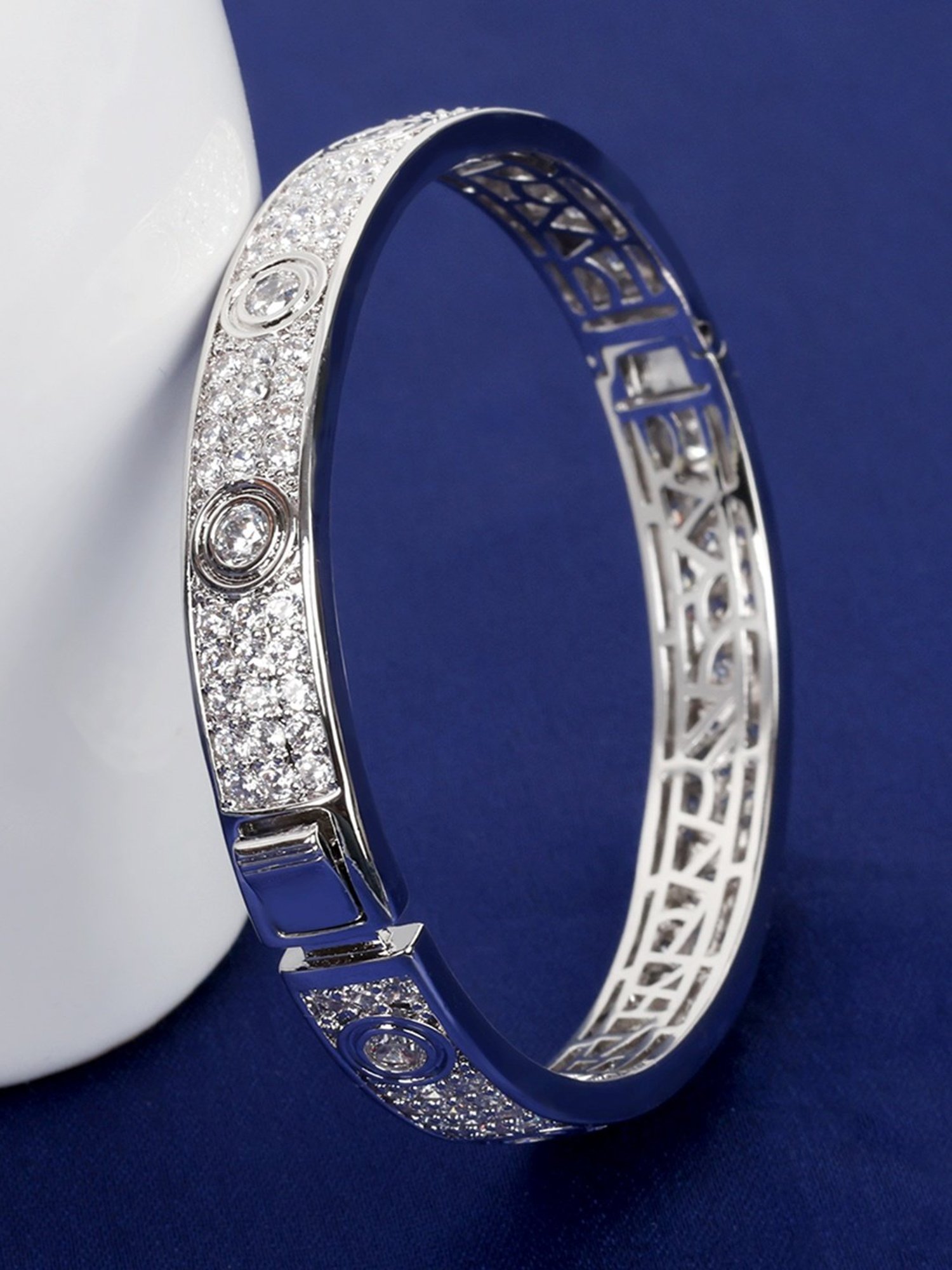 The Real Effect London Sonah Silver Bangle