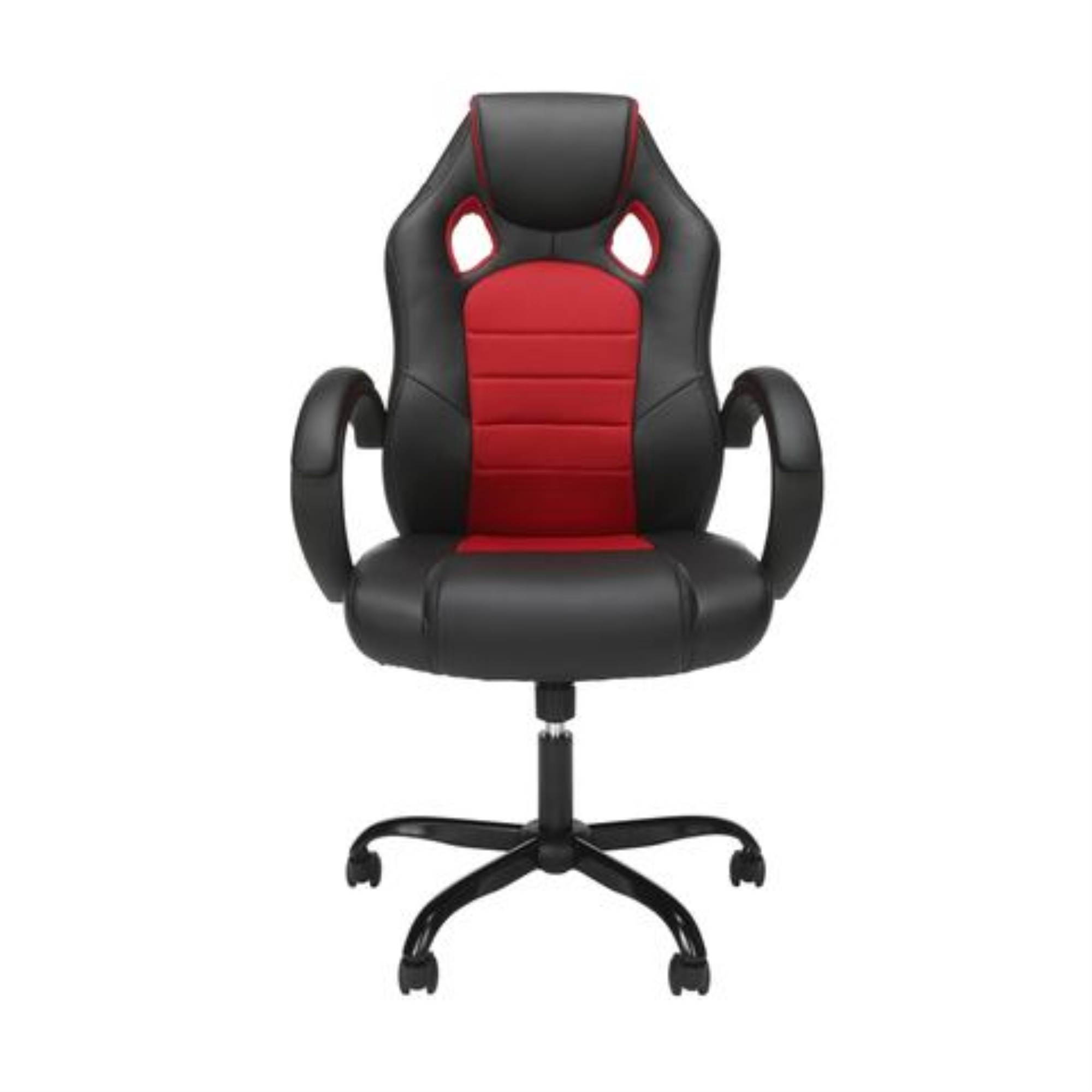 Essentials Collection High-Back Gaming Chair, Padded Loop Arms, in Red (ESS-3083HB-RED)