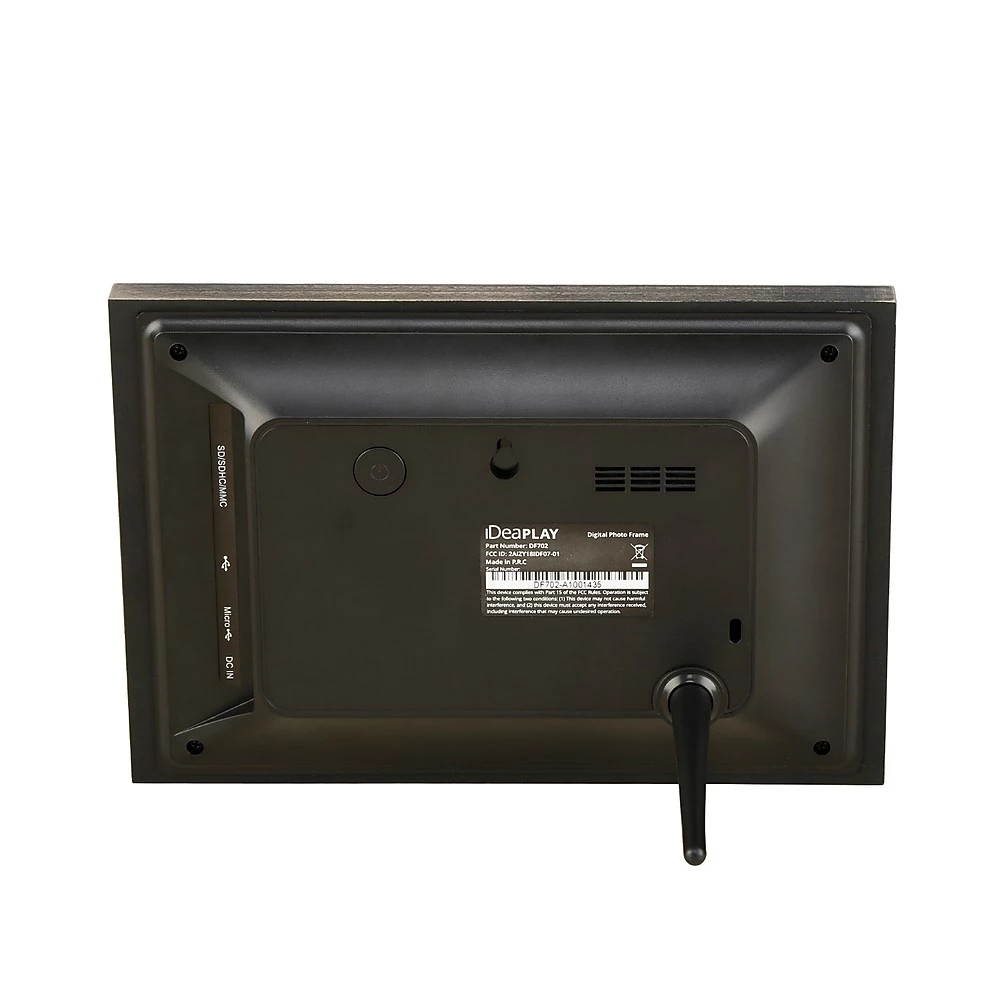 iDeaPLAY 7" Touch Screen WiFi Digital Photo Frame Wood Photo Album support iOS Android App