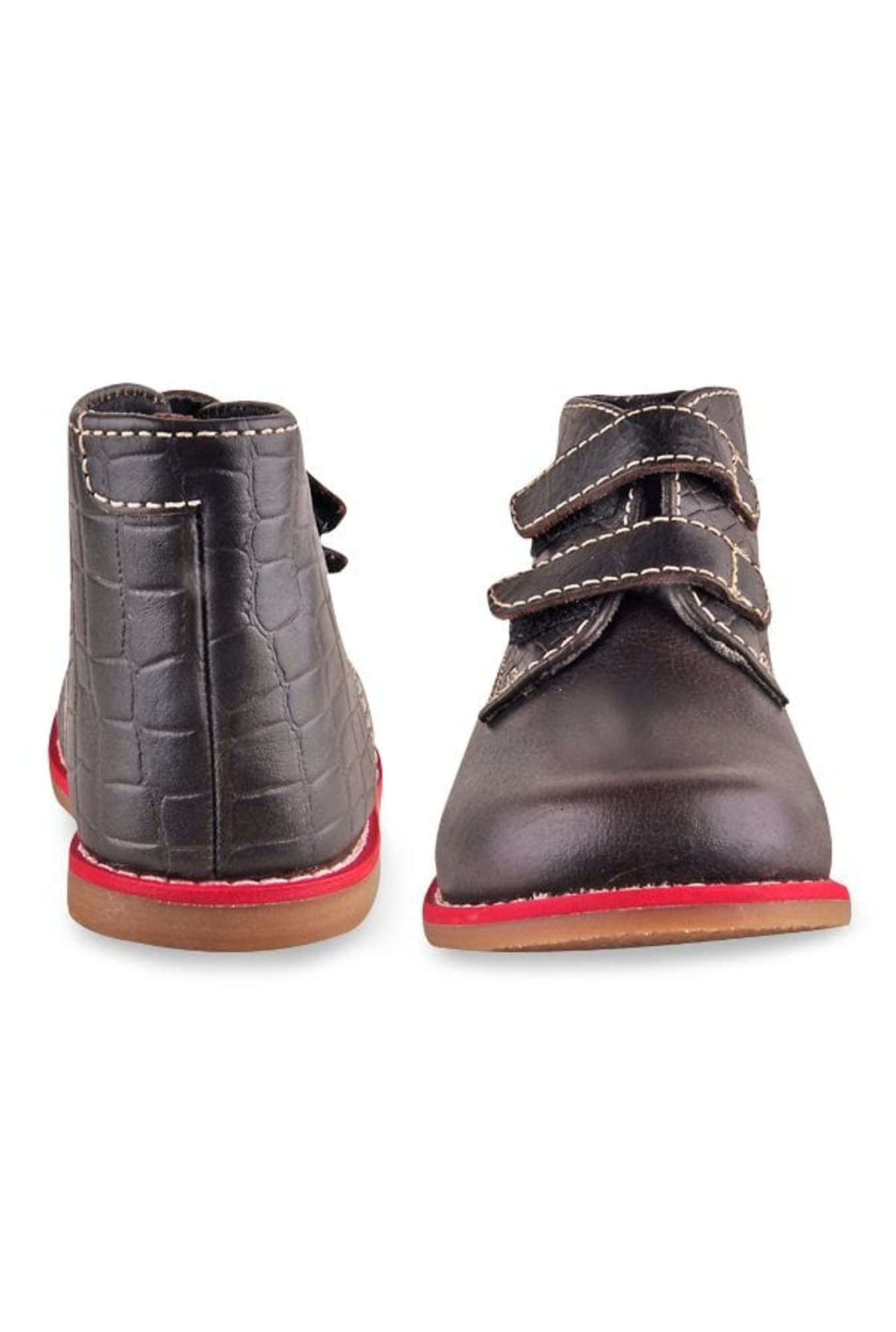 Beanz Kids Hunter Dark Brown Derby Boots