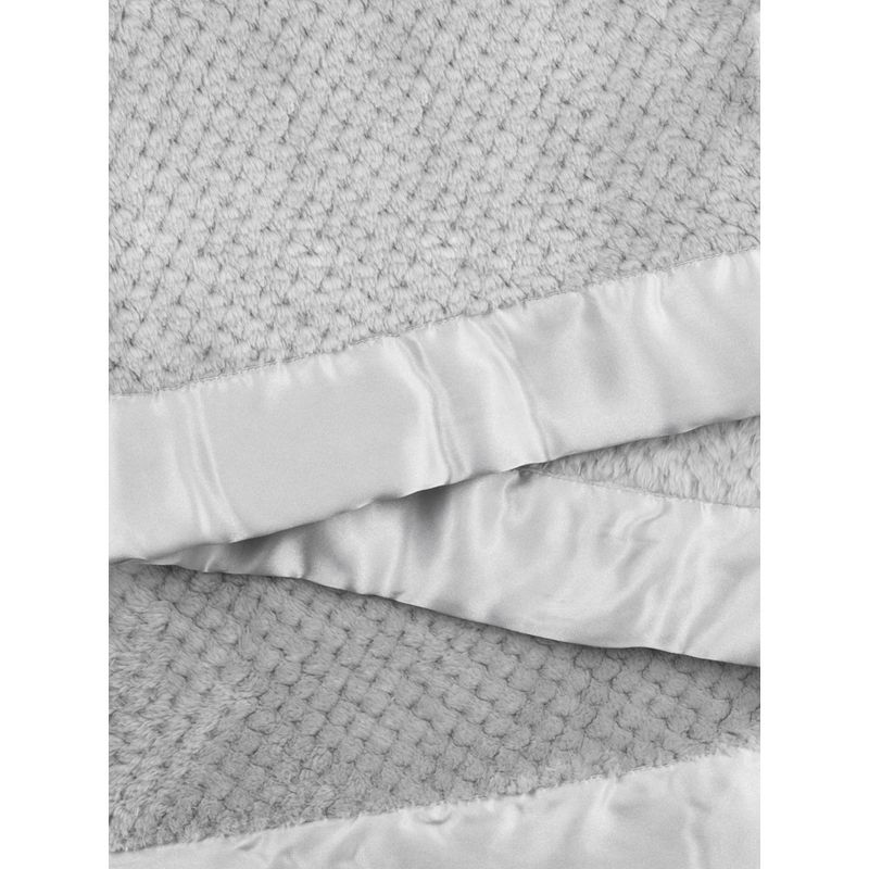 Little Giraffe Honeycomb Baby Blanket - Silver