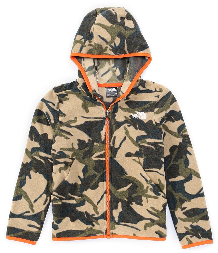 The North Face Little Boys 2T-6T Explorer Camo Glacier Fleece Hoodie