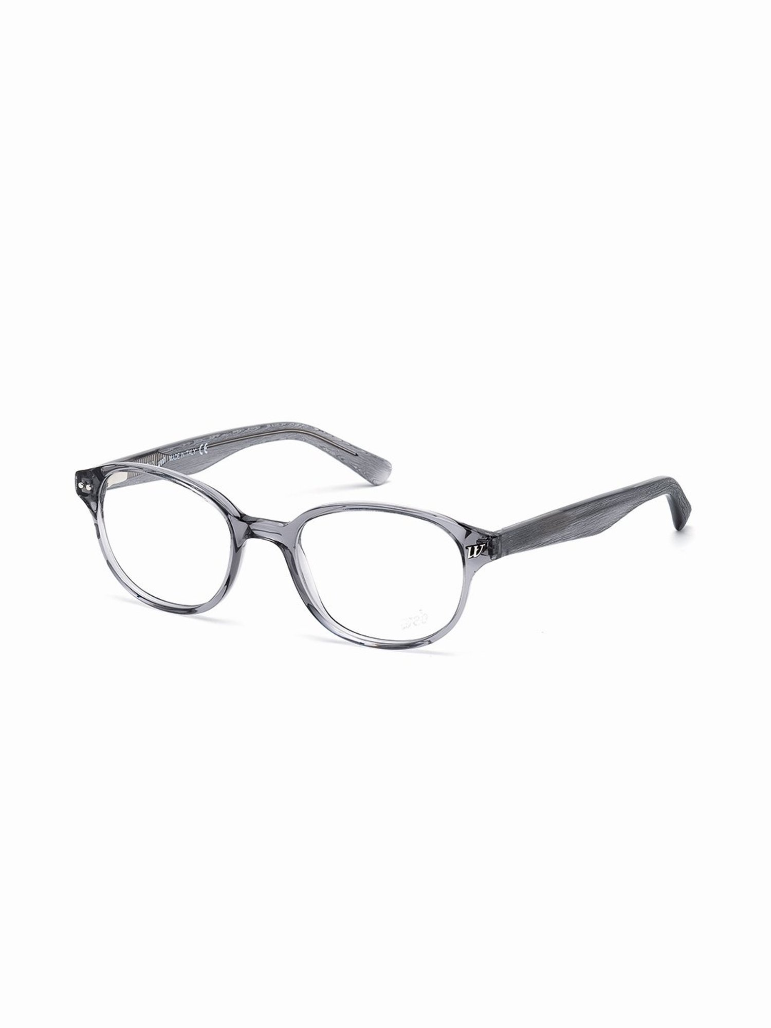 WEB EYEWEAR Grey Full Rim Square Frame Designed in Italy