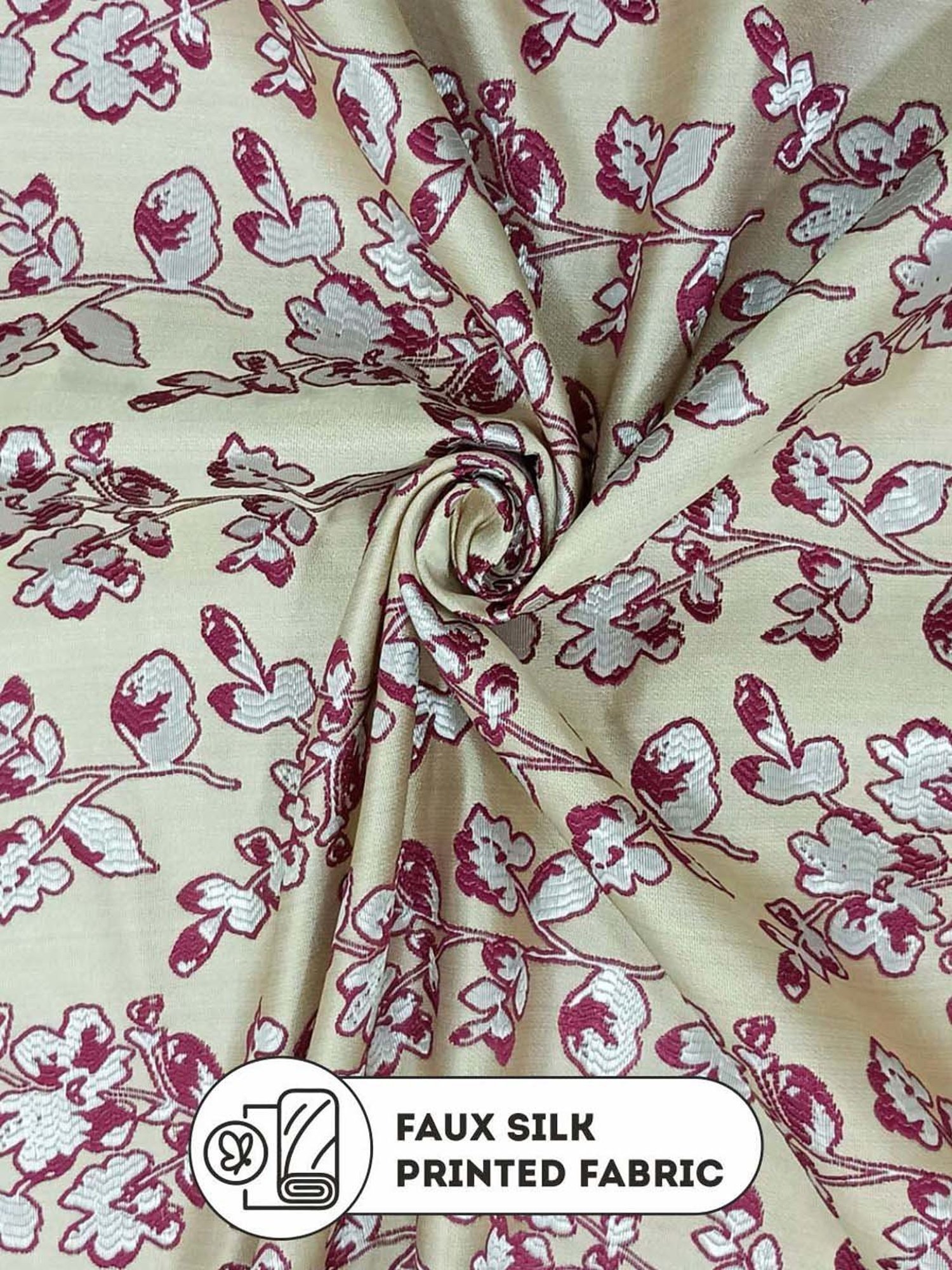 Bianca EL`PESSO Silver & Purple Faux Silk 7 Ft. Door Curtain