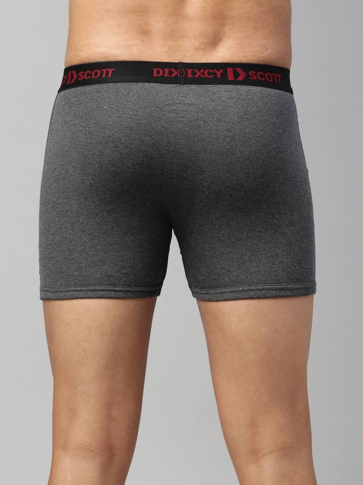 Dixcy Scott Maximus Multi Cotton Regular Fit Trunks - Pack Of 3