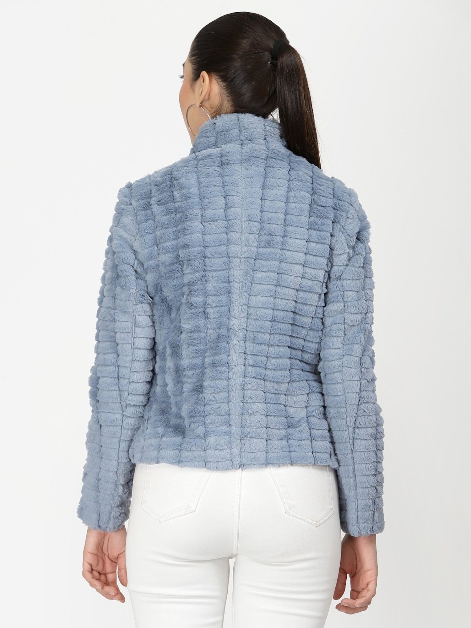 Juelle Blue Casual Jacket