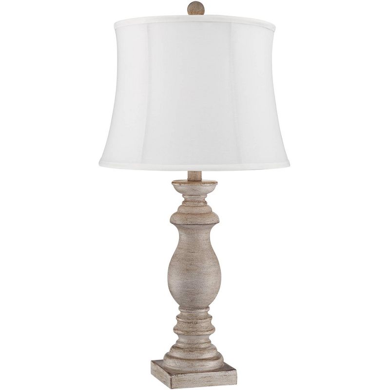 Regency Hill Patsy Beige Washed Cream Shade Table Lamps Set of 2