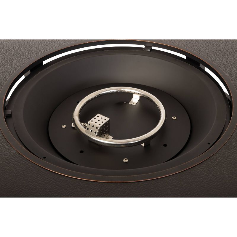 Finn Round Aluminum LPG Fire Pit - Fire Sense