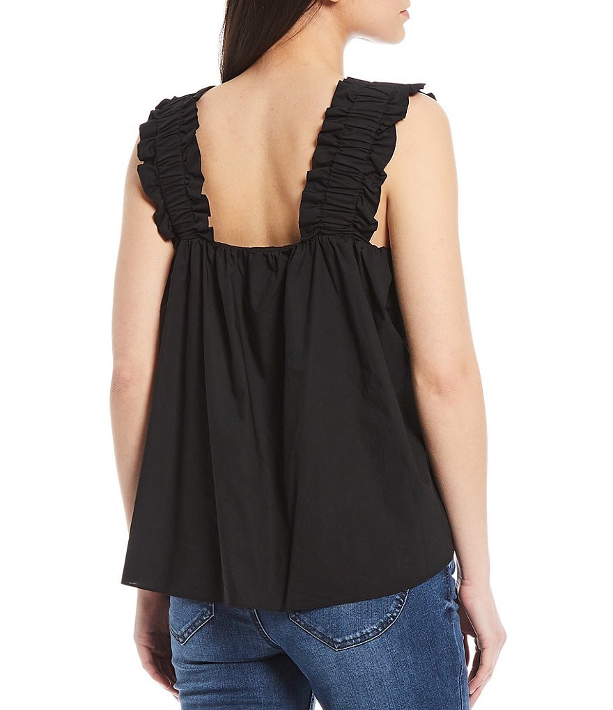 Gibson & Latimer Poplin Sleeveless Top