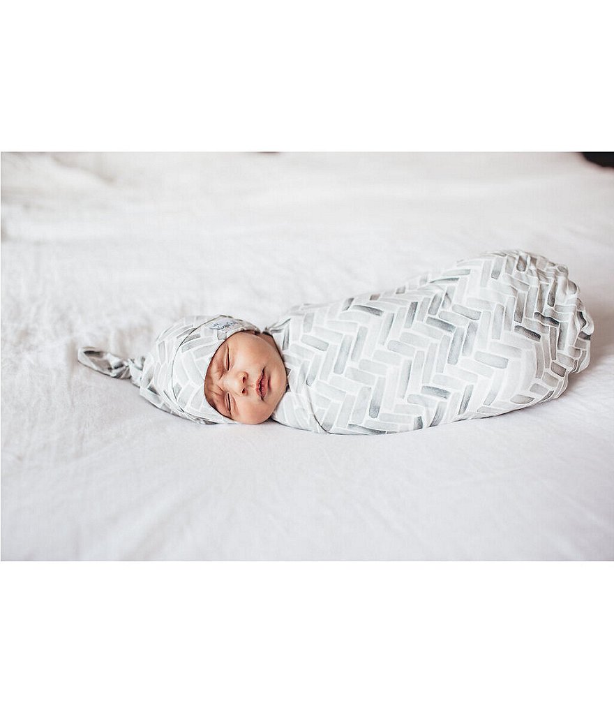 Copper Pearl Baby Alta Top Knot Hat