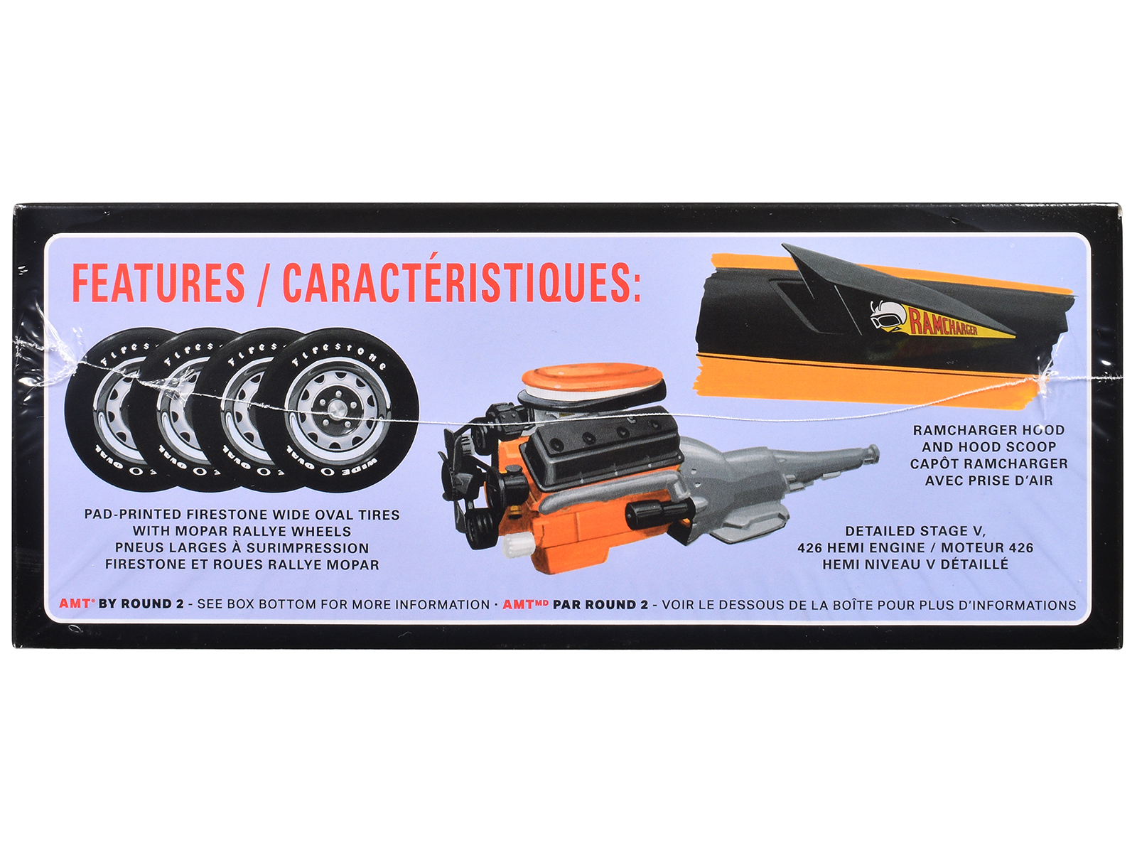 Level 4 Model Kit 1970 Dodge Challenger T/A "Streetburner" 2-in-1 Kit 1/24 Scale Model by Revell