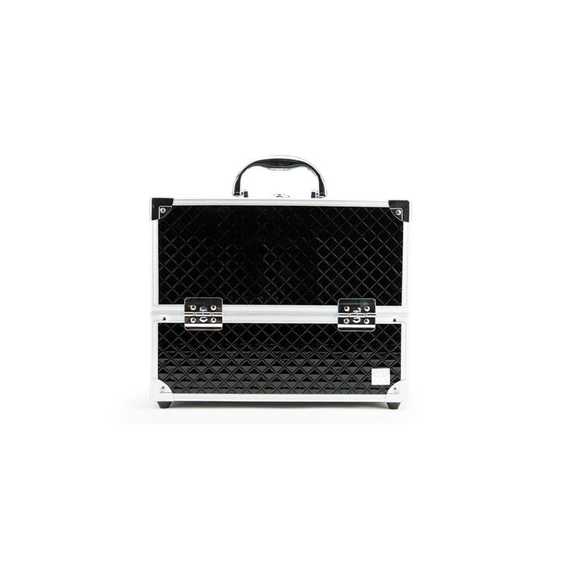 Caboodles Lovestruck 6-Tray Train Case Black Diamond
