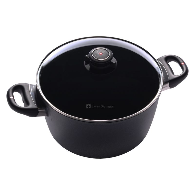 Swiss Diamond 7.9qt Stock Pot with Lid