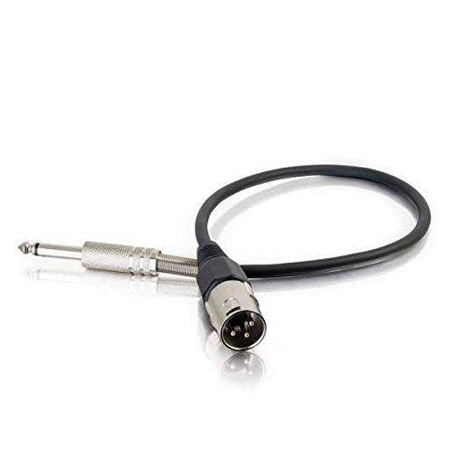 C2G 40040 Pro-Audio XLR Female to 1/4 Inch Male Cable, Black (3 Feet, 0.91 Meters)