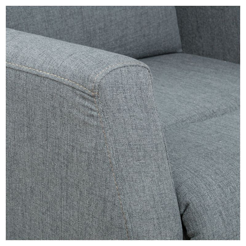Tabahri Fabric Recliner Club Chair - Gray - Christopher Knight Home
