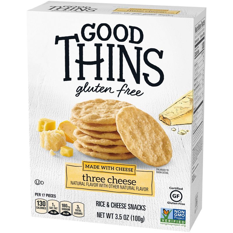Good Thins Three Cheese Potato Chips - 3.5oz