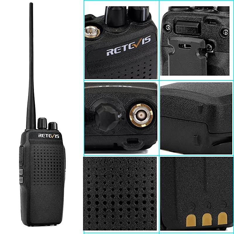 RT26 Two Way Radios Long Range Rechargeable UHF High Power 3000mAh VOX Heavy Duty Long Distance Walkie Talkies1 Pack