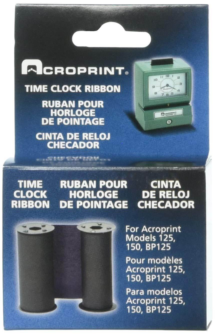 Acroprint 20-0106-002 Standard 125/150 Blue Ribbon, Blue Time Clock Ribbon For Use With Model 125 and Model 150 Acroprint Time Clocks