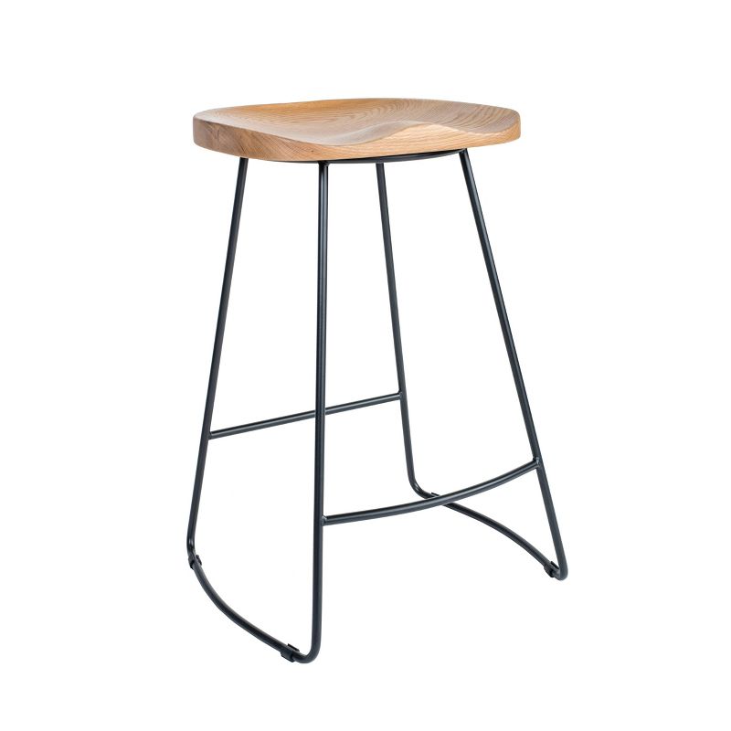 Mason Counter Height Barstool Natural - Adore Decor