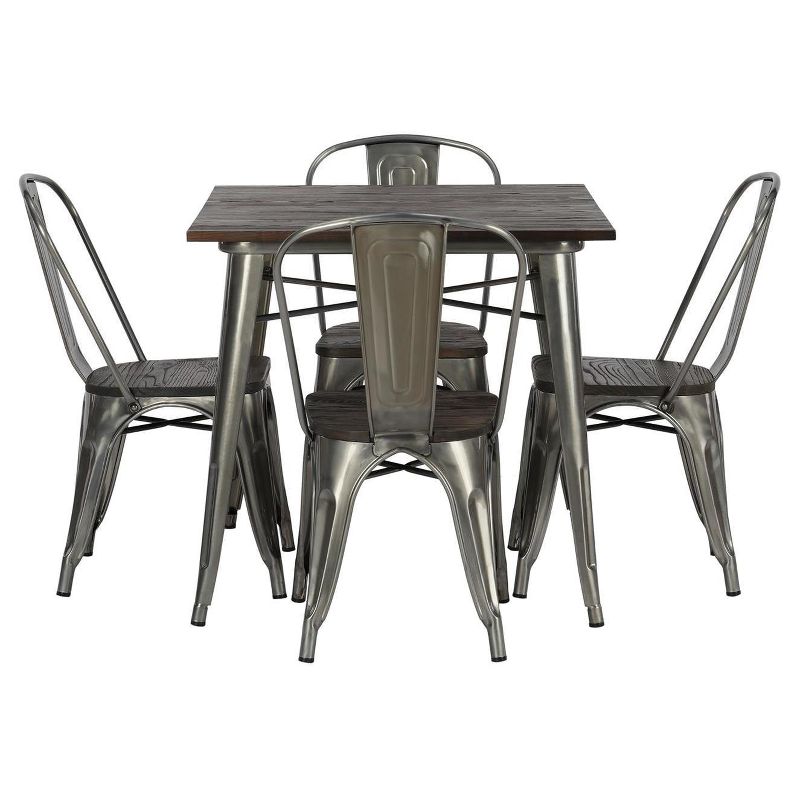 Flash Furniture Bar Height Table Base Foot Ring with 4.25'' Column Ring - 19.5'' Diameter